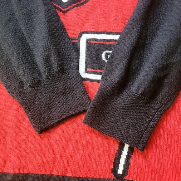 Love Moschino Wool-Blend Moto Sweater, sz XS - Picture 11 of 11